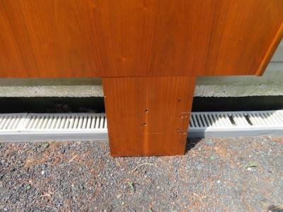 George Nakashima Stunning Nakashima Style Walnut King Size Headboard Mid Century Modern