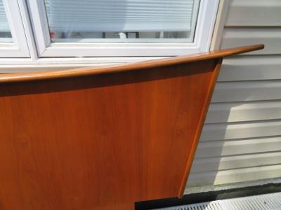 George Nakashima Stunning Nakashima Style Walnut King Size Headboard Mid Century Modern