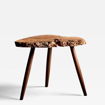 George Nakashima Wepman Burlwood Side Table by Nakashima Woodworkers