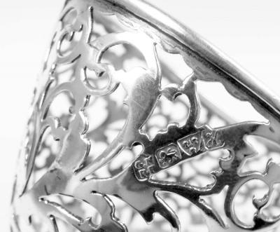 George Nathan Asprey English Edwardian Sterling Silver Lady s Shoe Ornament 1908