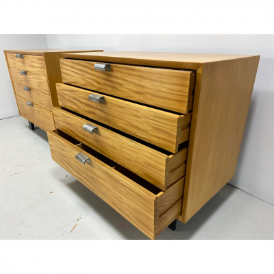 George Nelson 1950s Pair of George Nelson for Herman Miller Dressers