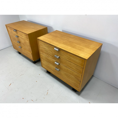 George Nelson 1950s Pair of George Nelson for Herman Miller Dressers