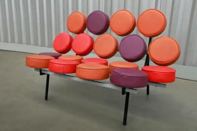 George Nelson Brazilian Modern Marshmallow Sofa by George Nelson 1956