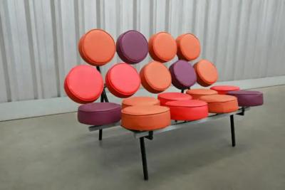 George Nelson Brazilian Modern Marshmallow Sofa by George Nelson 1956