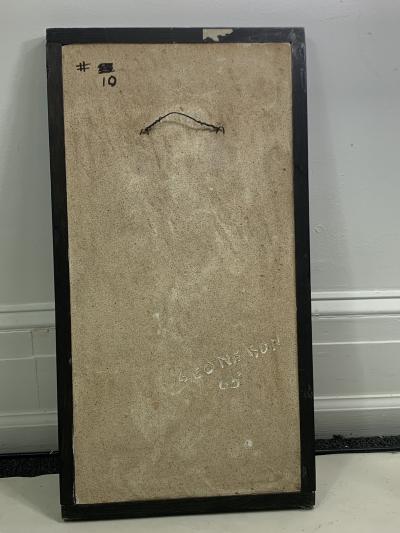 George Nelson GEORGE NELSON MID CENTURY MODERNIST WALL PLAQUE