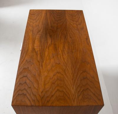 George Nelson George Nelson 3 Drawer Basic Series Dresser with Hairpin Legs in Walnut