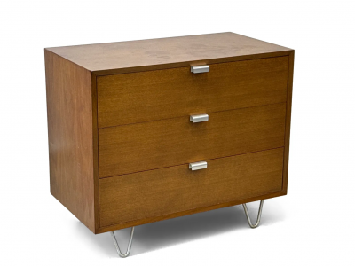 George Nelson George Nelson Basic Series 3 Drawer Dresser in Walnut