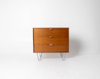 George Nelson George Nelson Basic Series 3 Drawer Dresser in Walnut