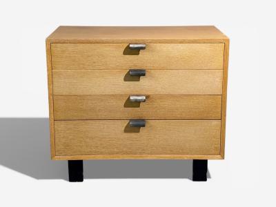 George Nelson George Nelson Cabinets Birch Stainless Steel USA c 1955