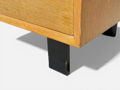 George Nelson George Nelson Cabinets Birch Stainless Steel USA c 1955