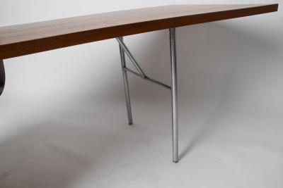 George Nelson George Nelson Desk in Walnut and Aluminium