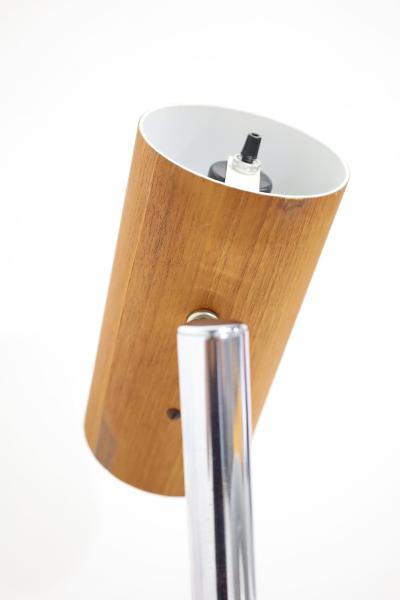 George Nelson George Nelson Holzzylinder Floor Lamp Rare