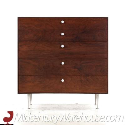 George Nelson George Nelson Mid Century Rosewood Thin Edge 5 Drawer Chest