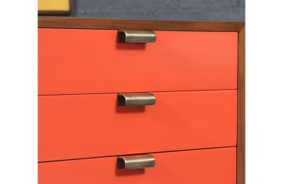 George Nelson George Nelson Multi Color Lacquered Highboy Dresser for Herman Miller