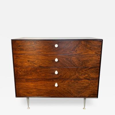 George Nelson George Nelson Rosewood Thin Edge 4 drawer Dresser by Herman Miller 1