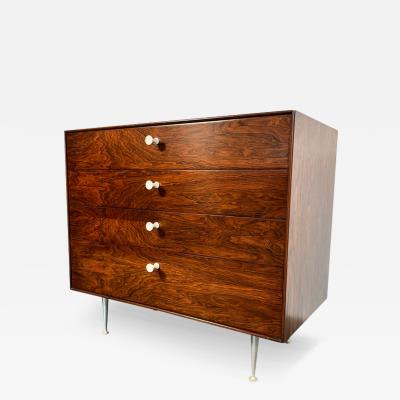 George Nelson George Nelson Rosewood Thin Edge 4 drawer Dresser by Herman Miller 2