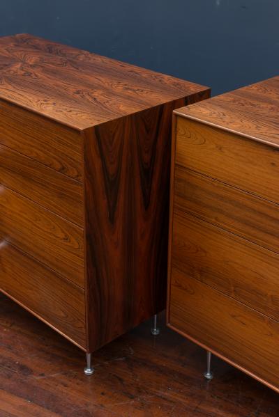 George Nelson George Nelson Rosewood Thin Edge Chests
