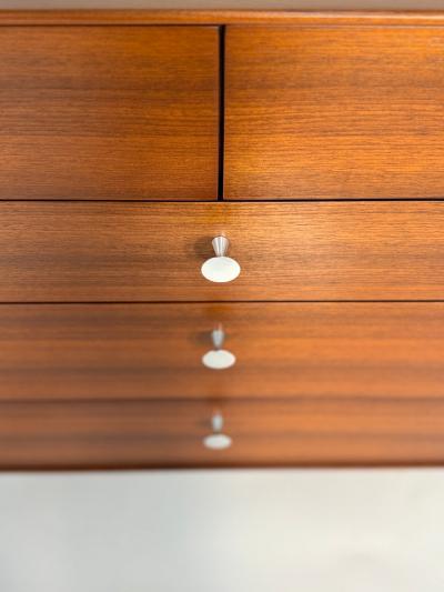 George Nelson George Nelson Thin Edge 10 Drawer Dresser in Walnut for Herman Miller