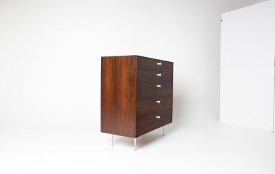 George Nelson George Nelson Thin Edge Tall Dresser in Rosewood by Herman Miller