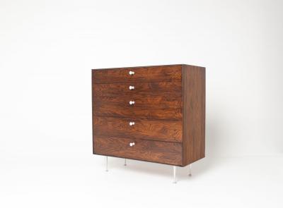 George Nelson George Nelson Thin Edge Tall Dresser in Rosewood by Herman Miller