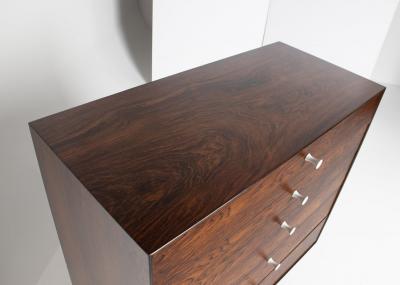 George Nelson George Nelson Thin Edge Tall Dresser in Rosewood by Herman Miller