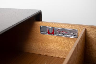 George Nelson George Nelson Thin Edge Tall Dresser in Rosewood by Herman Miller