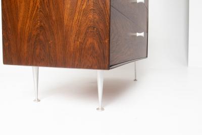 George Nelson George Nelson Thin Edge Tall Dresser in Rosewood by Herman Miller