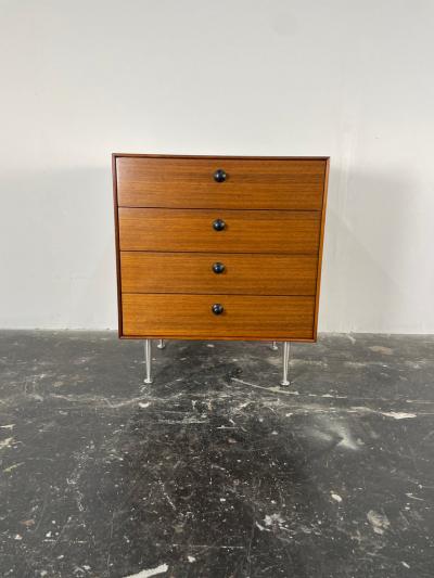 George Nelson George Nelson Walnut Thin Edge Dresser for Herman Miller