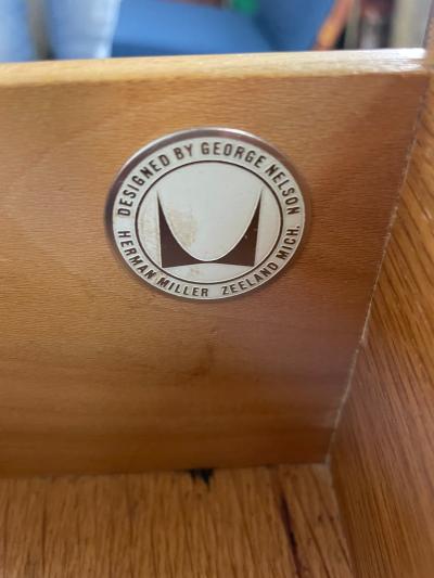 George Nelson George Nelson Walnut Thin Edge Dresser for Herman Miller