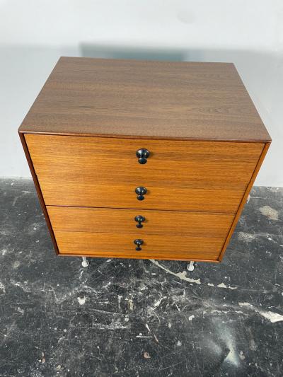 George Nelson George Nelson Walnut Thin Edge Dresser for Herman Miller