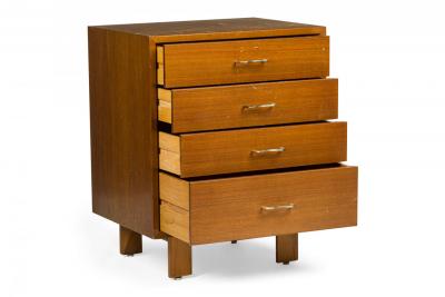George Nelson George Nelson for Herman Miller American Walnut Veneer 4 Drawer Commode