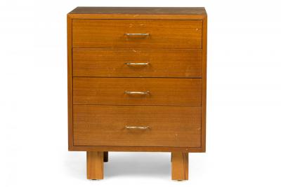 George Nelson George Nelson for Herman Miller American Walnut Veneer 4 Drawer Commode