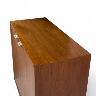 George Nelson George Nelson for Herman Miller Basic Series Walnut Two Door Cabinet Pair