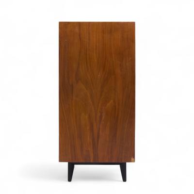 George Nelson George Nelson for Herman Miller Basic Series Walnut Two Door Cabinet Pair