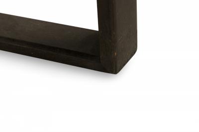 George Nelson George Nelson for Herman Miller Black Finished Wooden Platform Slat Bench