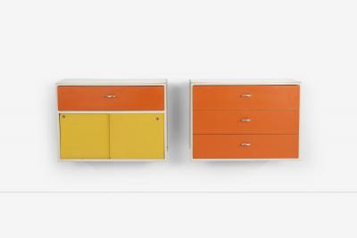 George Nelson George Nelson for Herman Miller Custom for Hugh DuPree Steel Frame Cabinets 1960