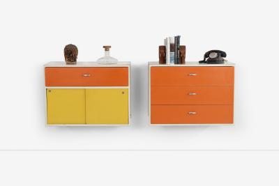 George Nelson George Nelson for Herman Miller Custom for Hugh DuPree Steel Frame Cabinets 1960