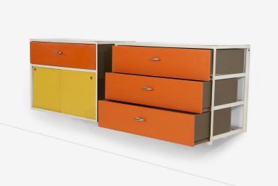 George Nelson George Nelson for Herman Miller Custom for Hugh DuPree Steel Frame Cabinets 1960