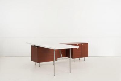 George Nelson George Nelson for Herman Miller Executive Office desk and Return 1955