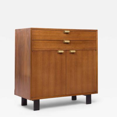 George Nelson George Nelson for Herman Miller Mid Century Basic Series Walnut Bar Cabinet