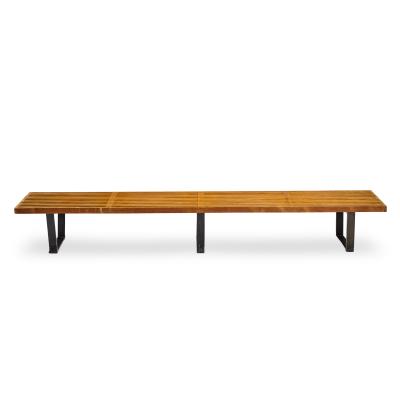 George Nelson George Nelson for Herman Miller Mid Century Long Slat Bench