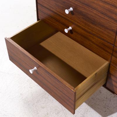 George Nelson George Nelson for Herman Miller Mid Century Rosewood Thin Edge 8 Drawer Dresser
