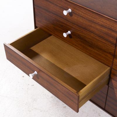 George Nelson George Nelson for Herman Miller Mid Century Rosewood Thin Edge 8 Drawer Dresser