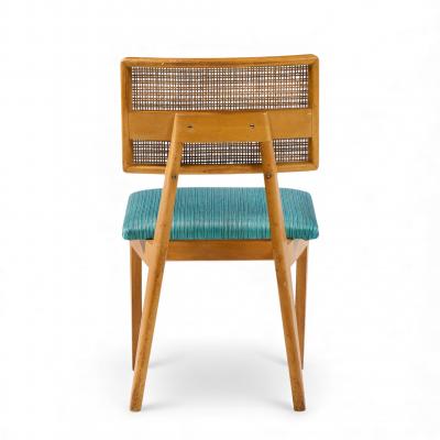 George Nelson George Nelson for Herman Miller Model 4663 Walnut Dining Chairs Set of 8