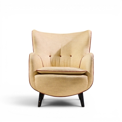 George Nelson George Nelson for Herman Miller Model 4688 Mid Century Lounge Chairs Pair