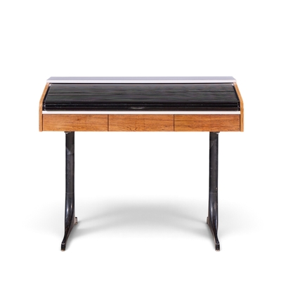 George Nelson George Nelson for Herman Miller Model 5496 Mid Century Rolltop Desk
