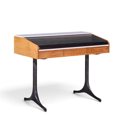 George Nelson George Nelson for Herman Miller Model 5496 Mid Century Rolltop Desk