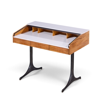 George Nelson George Nelson for Herman Miller Model 5496 Mid Century Rolltop Desk