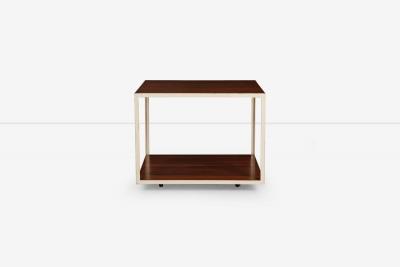 George Nelson George Nelson for Herman Miller Steel Frame Occasional Table on Wheels 1955 