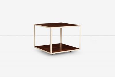 George Nelson George Nelson for Herman Miller Steel Frame Occasional Table on Wheels 1955 